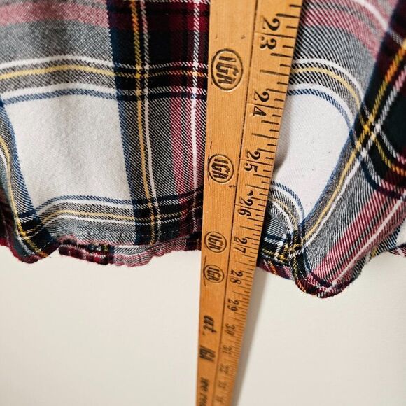 EUC SANCTUARY PLAID SUPER SOFT BOYFRIEND SHIRT SIZE LARGE - Picture 11 of 11